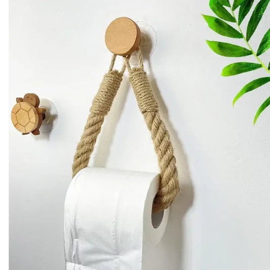 Porte Papier Toilette Corde