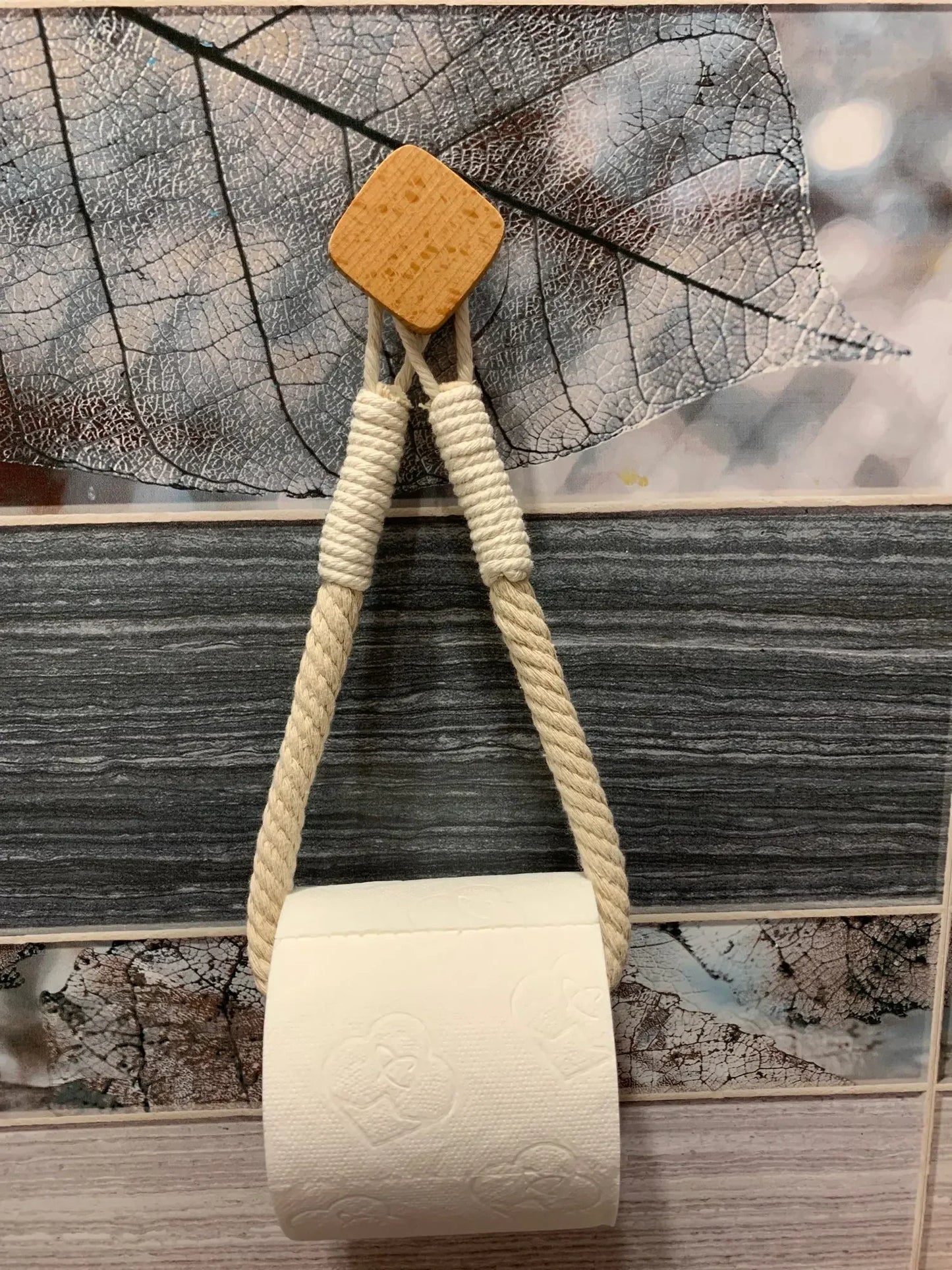 Porte Papier Toilette Corde
