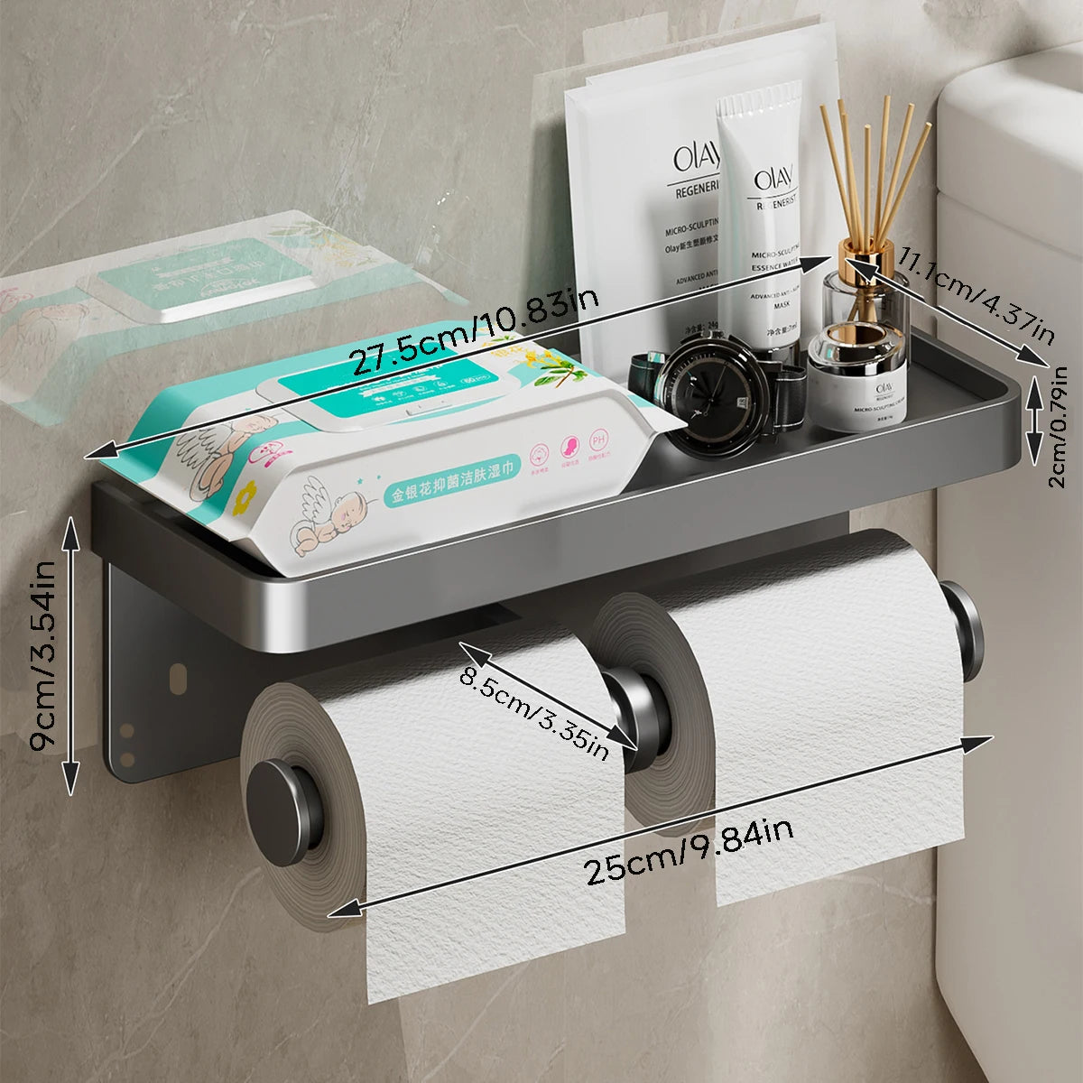 Porte Papier Toilette Avec Tablette